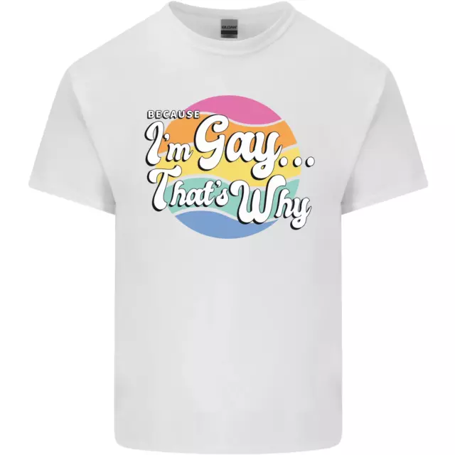 Proud To Be Gay LGBT Pride Awareness Mens Cotton T-Shirt Tee Top