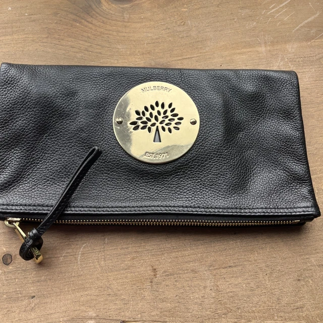 Mulberry「Daria Clutch」カーフレザークラッチバッグ