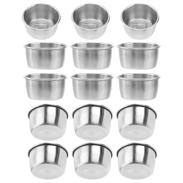 15 pz ciotole per salsa mini tazze per salsa budini ristorante tazze per condimenti