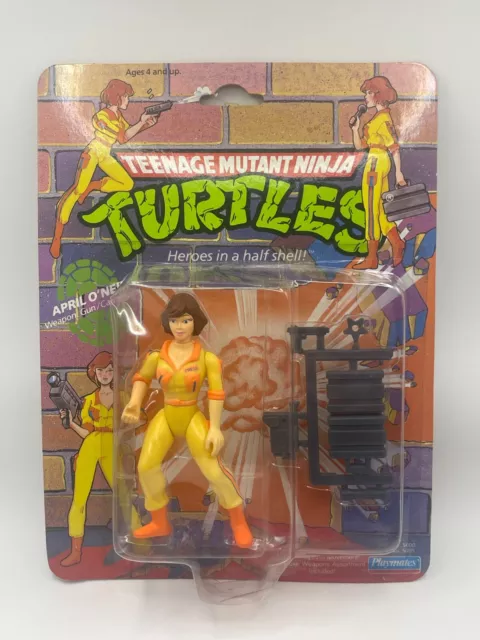 Vintage April O'Neil 1988 MOC Teenage Mutant Ninja Turtles Carded TMNT