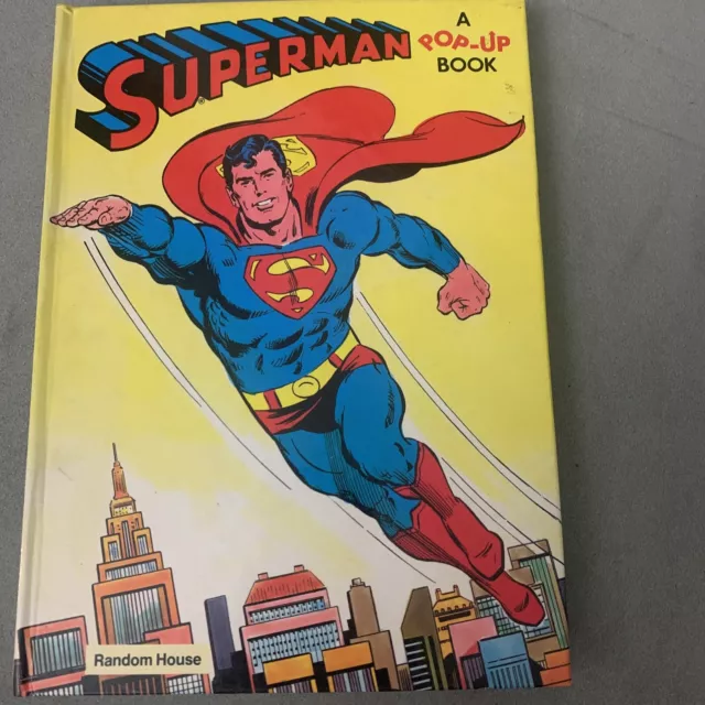 Superman A Pop Up Book 1979 Random House