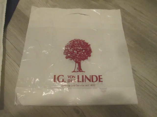 #01# Plastiktüte: "I. G. VON DER LINDE" - Hannover