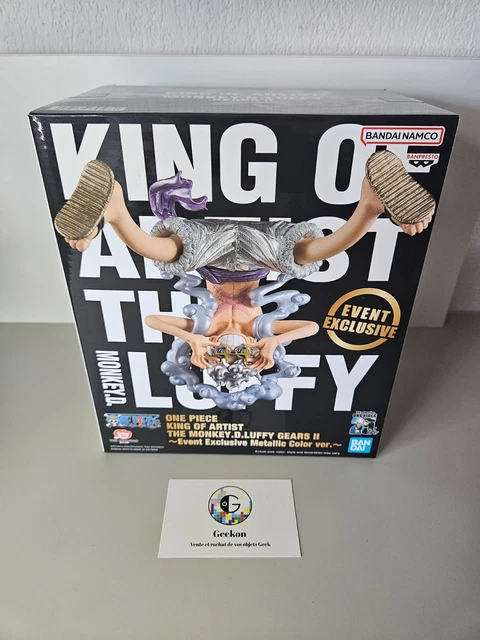 Figurine One Piece – Luffy Gear 5 Metallic – King Of Artist – Banpresto – Event Exclusive