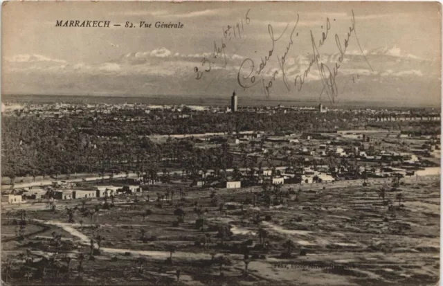 CPA AK MARRAKECH General View (10571)