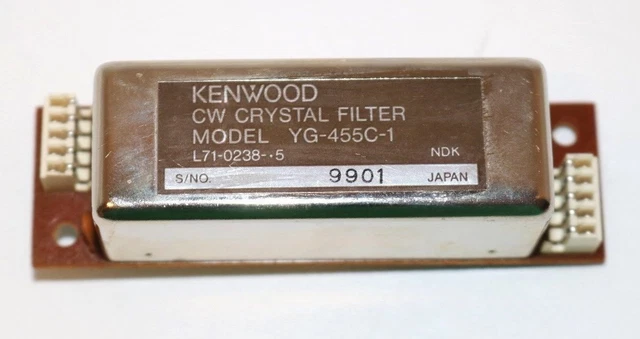 CJ-1 大株 YG-455C-1【KENWOOD】 455KHz(500Hz) CWフィルター 取り外し品 現状渡し品