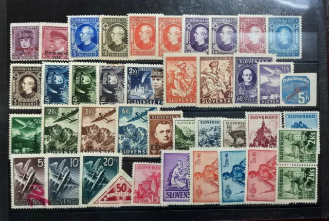 Lot Timbres SLOVAQUIE, SET Stamps SLOVAKIA new