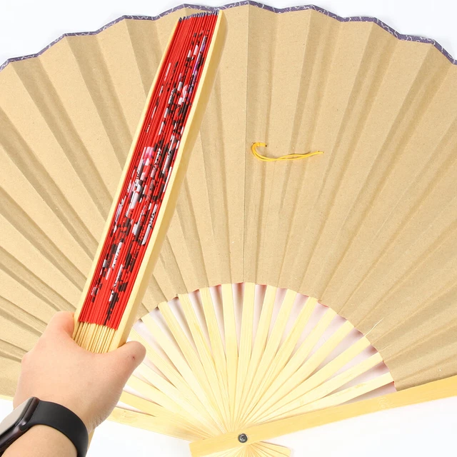 Chinoiserie Decor Headboard Decoration Photo Fan Decorative Fan 3