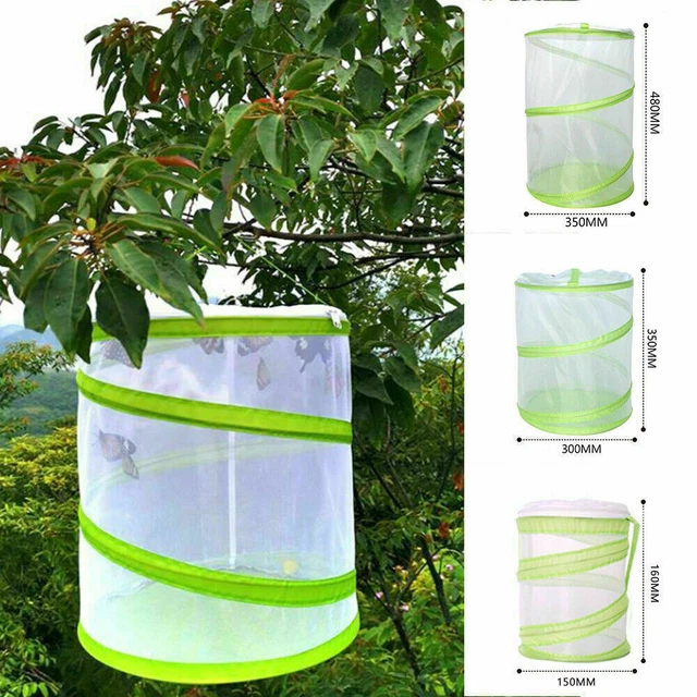 Outdoor Garden Mesh Praying Mantis Stick Insect Butterfly Pop-up Cage Enclosure;