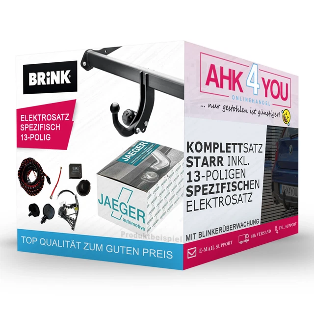 Brink Abnehmbare Anhngerkupplung Klemmtnull
