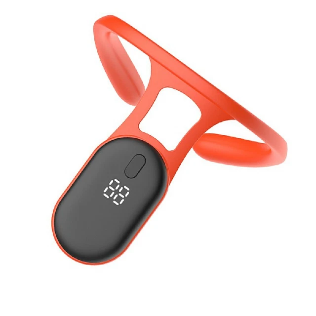 VIBRATION REMINDER HANGING Neck Sitting Posture Reminder LCD Display £