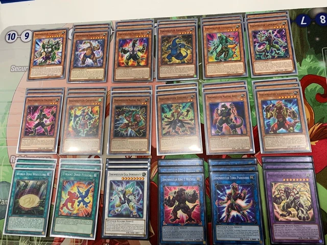 YUGIOH DINOWRESTLER DECK 54 Cards Pankratops Dinosaur Budget Tournament  Ready NM $39.99 - PicClick