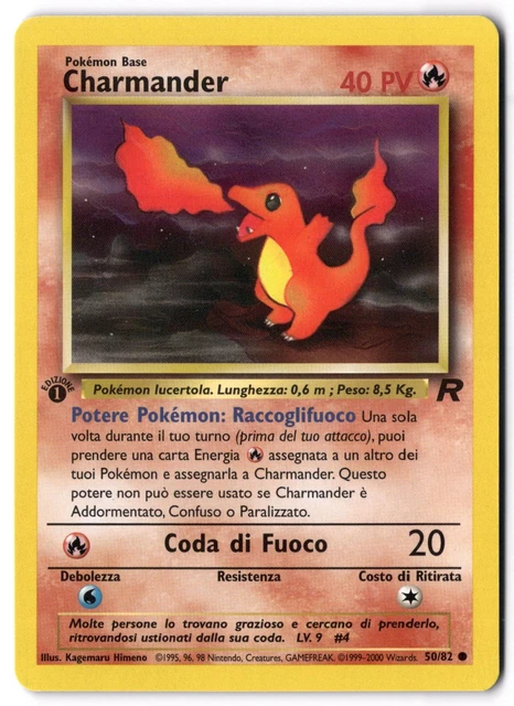 POKEMON CARD - Charmander 50/82 1st Edition Common - Team Rocket - NM  $27.00 - PicClick AU