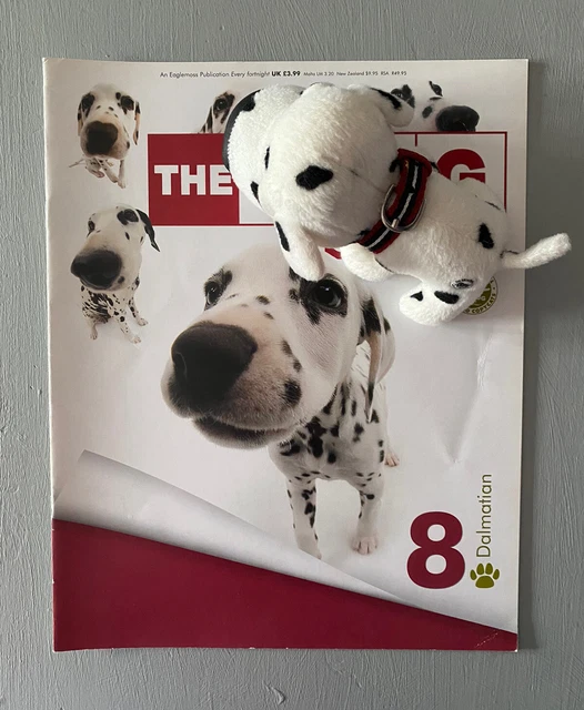 THE DOG ARTLIST collection plush soft toy magazine Dalmatian Issue 8 £