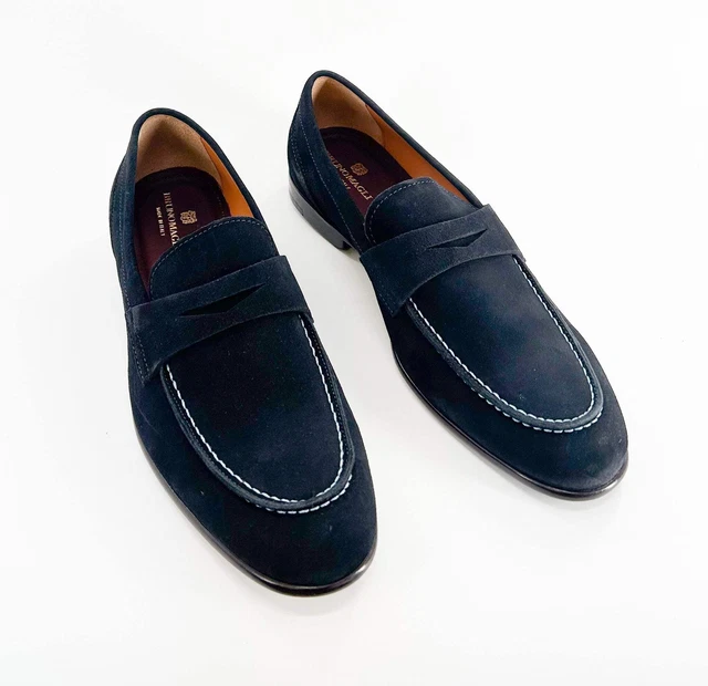 BRUNO MAGLI LEATHER Slip On Loafers Mens Size 10.5 M  display picture 1