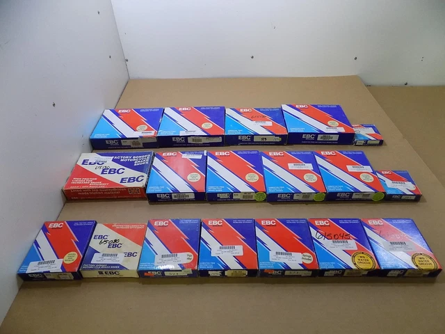 Neuf en Gros Lot De EBC Moto Frein Chaussures / 18 Pièces