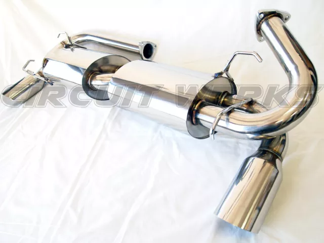 Circuit Werks Acura NSX NA1 NA2 Catback Exhaust System Xpipe Twin Muffler Design