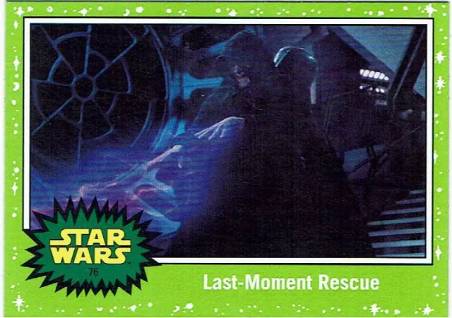 Star Wars Journey to the Rise of Skywalker Topps Green Parallel Base Card #76