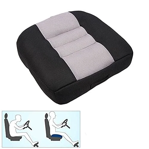 Car Seat Cushion Heightening Height Boost Mat Breathable Mesh Portable Car Se...