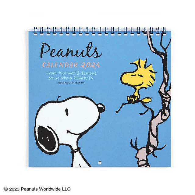  2024 PEANUTS SNOOPY A4 Wall Calendar Sanrio Japan Official New W