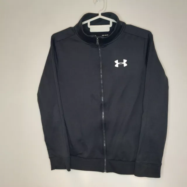 Giacca Top Under Armour Ragazzi Pista Nera Taglia Gioventù Large