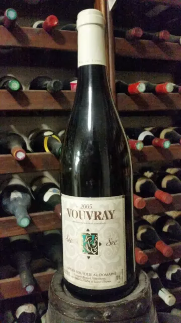VOUVRAY - 2005 - FOUQUET BONNET - 18 ans - AOC - BLANC SEC - INDRE et LOIRE