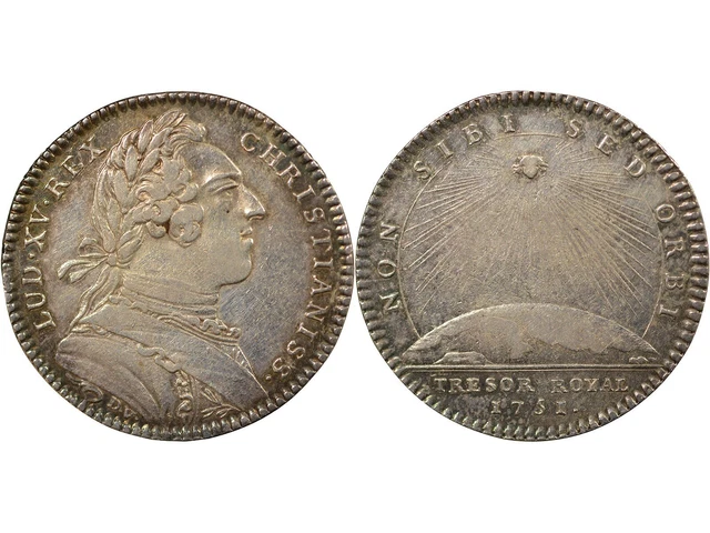 TRÉSOR ROYAL Jeton Ar 29, Trésor royal 1726 fjt_758196 Jetons