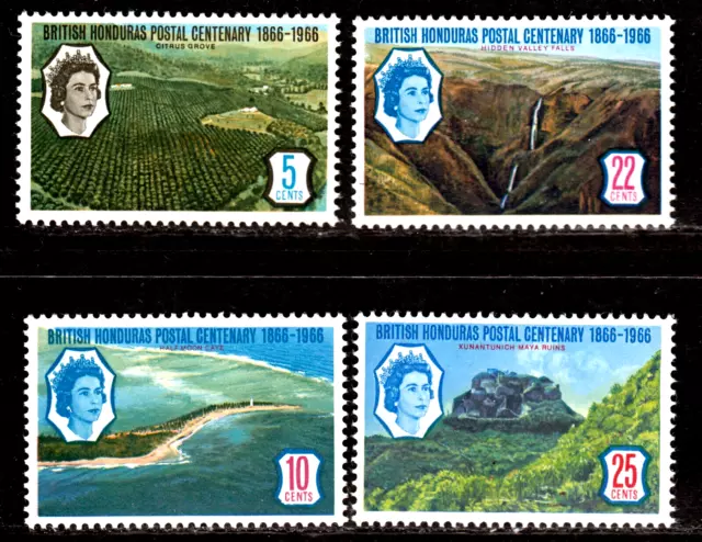 Belize/Brit.Honduras 197-00 **, 100 Jahre Briefmarken Brit.Honduras, postfrisch