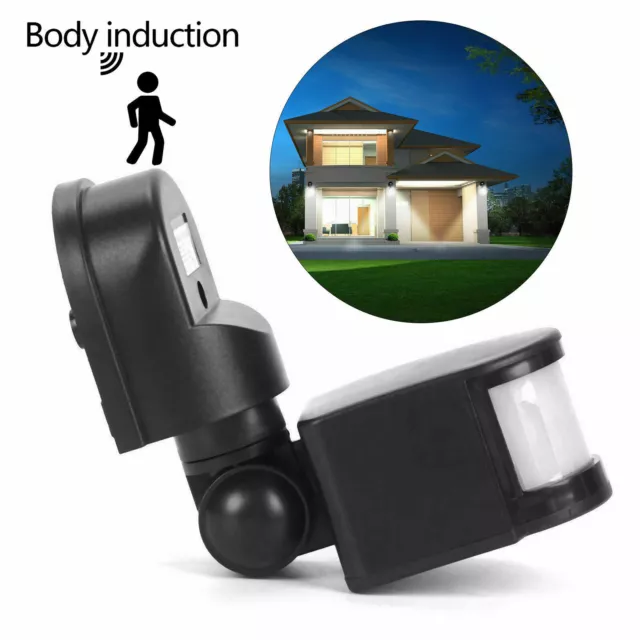 Outdoor 180° Degree Security PIR Motion Movement Sensor Detector Switch 240V AUS