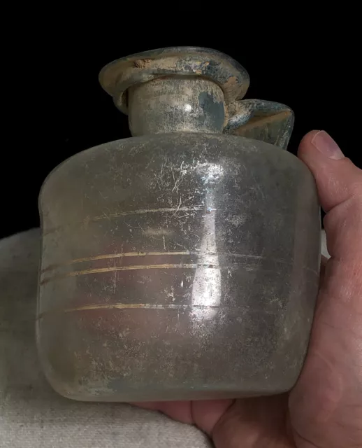 Authentic and Exceptional Roman Glass Jug 2