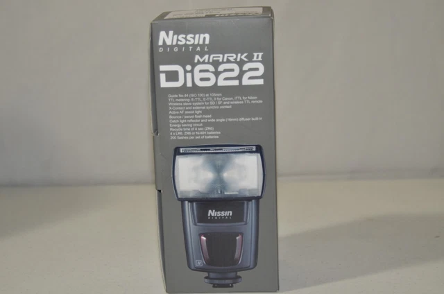 Nissin Digital Di622 MARK II Shoe Mount Wireless DSLR Swivel Flash Head *NIKON*