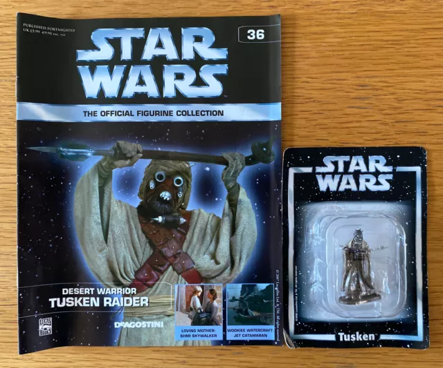 Deagostini Star Wars Figurine Collection #36 Tusken Raider Sealed & Magazine