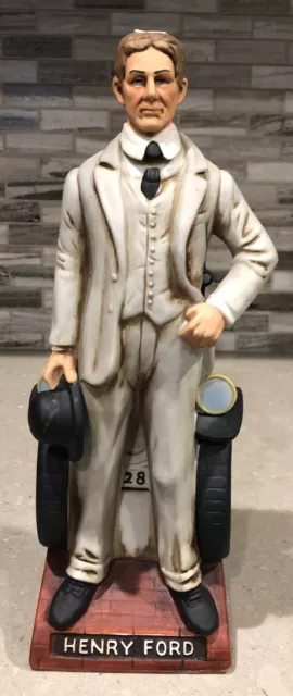 Vintage HENRY FORD McCormick Distilling Porcelain Decanter