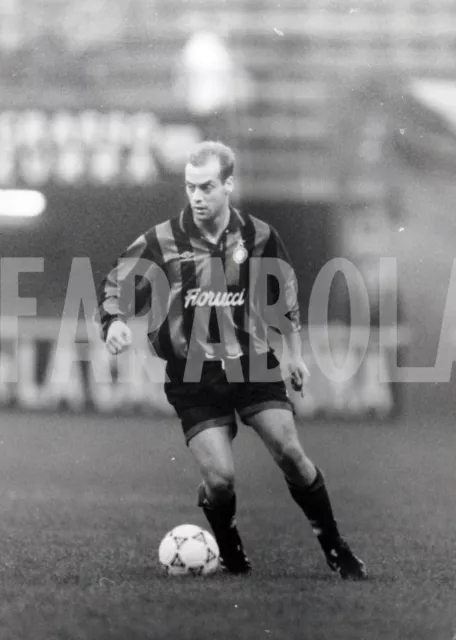 Photo de presse vintage Football, Inter, Francesco De L'Année , Années Ninety,