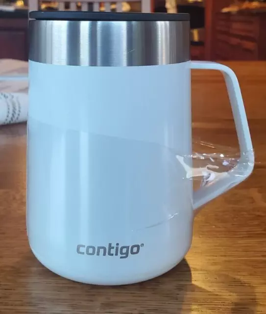 Contigo Streeterville Desk Mug Insulated Coffee Thermal with Handle Salt