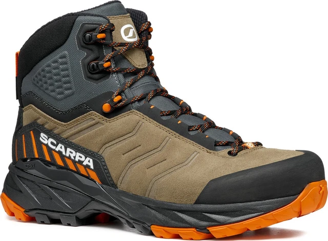 Scarpa Rush Trek GTX Herren Wanderschuhe Outdoorschuhe braun desert mango