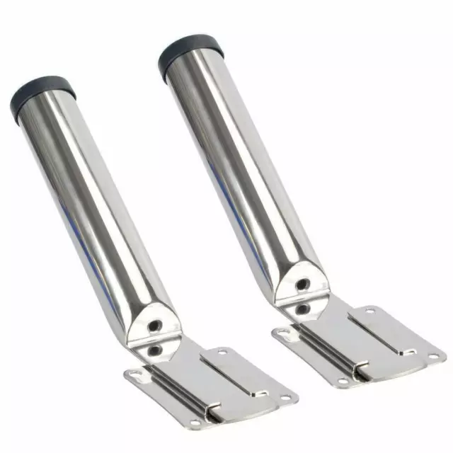 AMARINE MADE SET of 2 Stainless Steel Slide Mount Removable