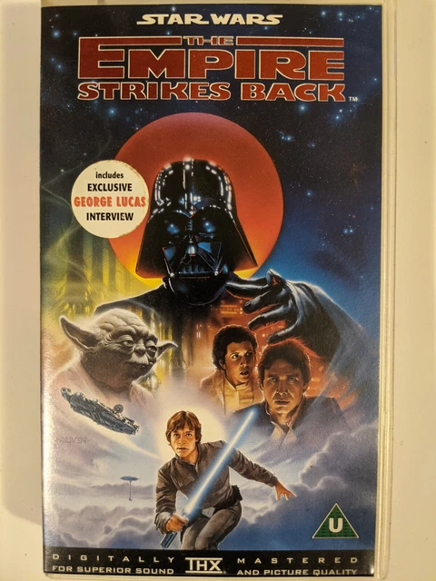 STAR WARS THE Empire Strikes Back (VHS/SUR, 1995) Irwin Ford Hamill