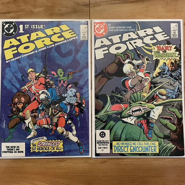 Atari Force #1 And #2 DC Comics 1984 1st And Second Issue Key