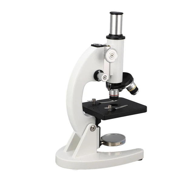 640X Monocular Stainless Steel Dual Handwheel Microscope Kit
