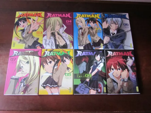 RATMAN - Tomes 3 à 10 - Lot de 6 mangas