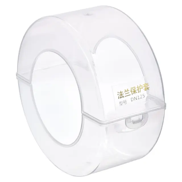 Bride Protection 10.2" PVC Plomberie Tube Joint Garde-boue Transparent