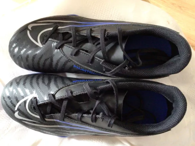 Nike Phantom GX Club FG Football Boots Black Blue UK Size 5.5