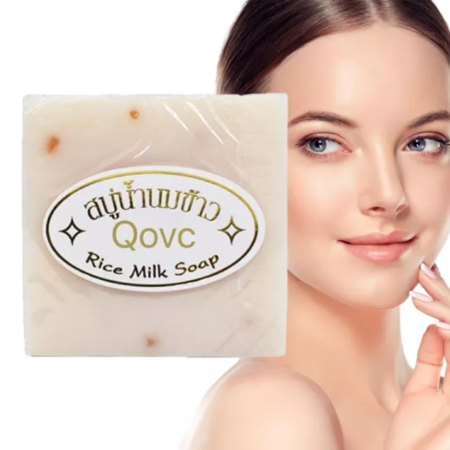 65g Thai Rice Milk Herbal Soap Handmade Collagen Natural Body Face