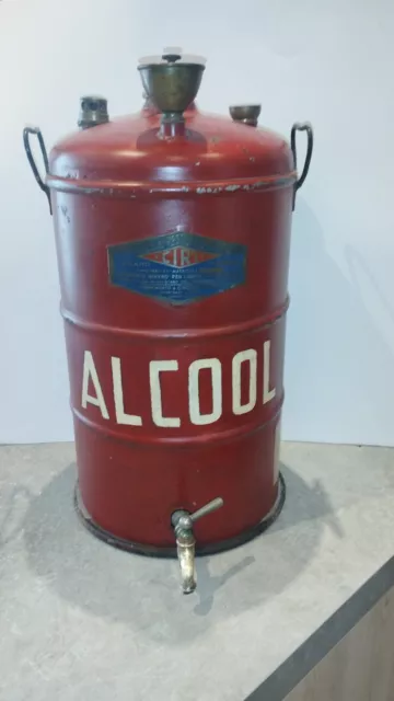 Antique Vintage 30's Petrol Car Motorcycle Tractors Oil Can