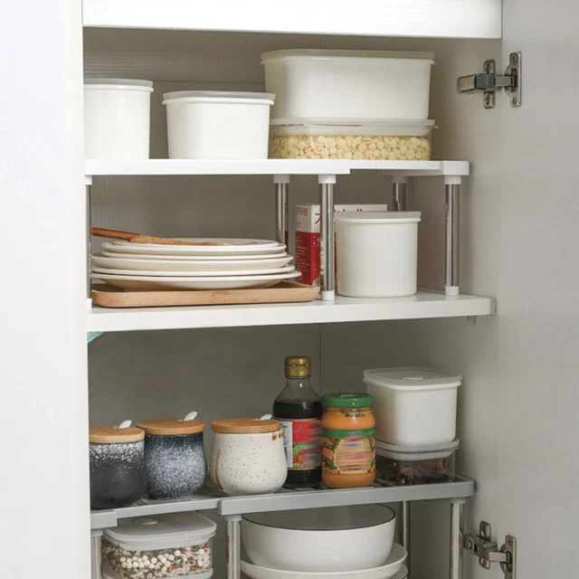 KITCHEN UNDER SINK Rack HeavyResistance Cupboard Organizer Shelf Space