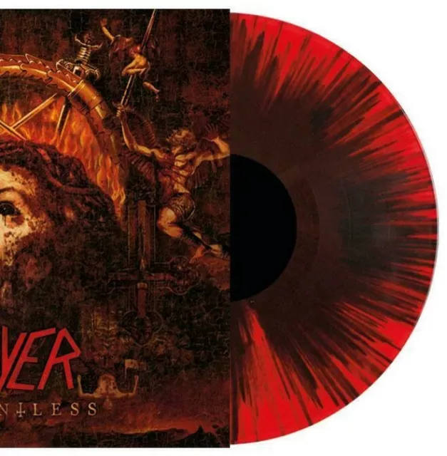 SLAYER – Repentless – RED SPLATTER LP (LTD 500) – 1st press – NEW & SEALED!