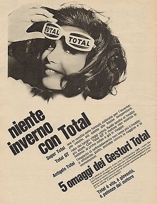 Publicité Total J0583 Rien Hiver Avec Total 1966 Vintage Advertising 