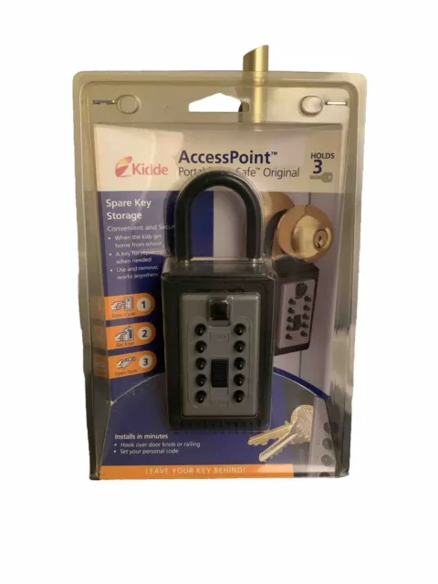 New Kidde Access Point Lockbox Portable Keysafe Original Realtor Real Estate Key