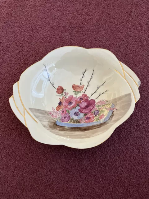 Stunning Antique / Vintage Royal Winton Grimwades Hand Painted Fruit Bowl