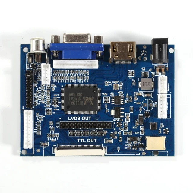 UNIVERSAL TTL INTERFACE 50PIN LVDS Controller Board for AT070TN909294 ...